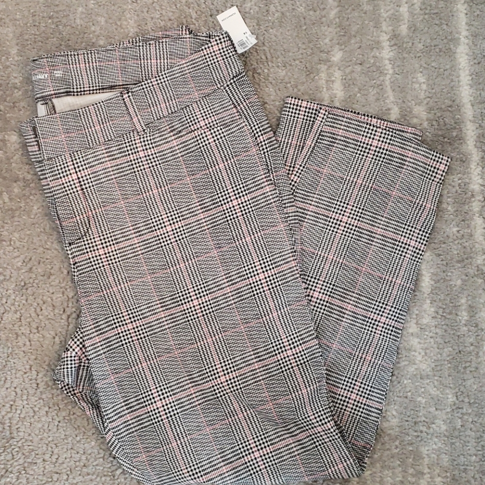 Old navy ankle plaid pixie pants